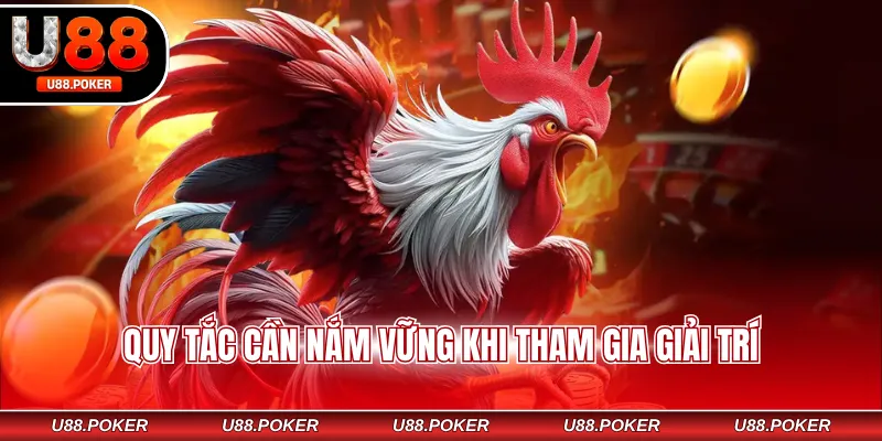 Quy tắc cần nắm vững khi tham gia giải trí